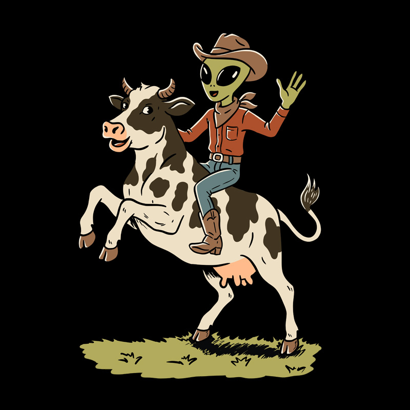 Design Alien Cowboy by coffeeman - Pampling.com