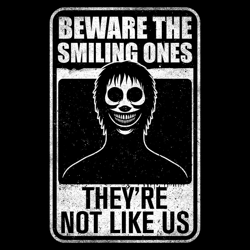 Design Horror Signs Smiling Creatures by Studio Mootant - Pampling.com