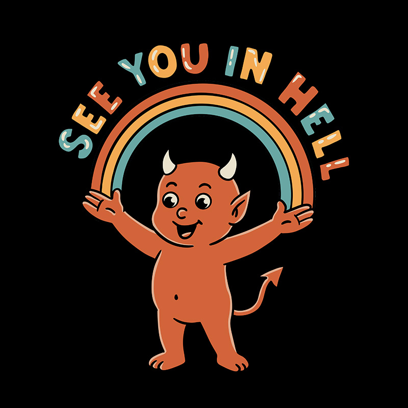 Design See you in hell by coffeeman - Pampling.com