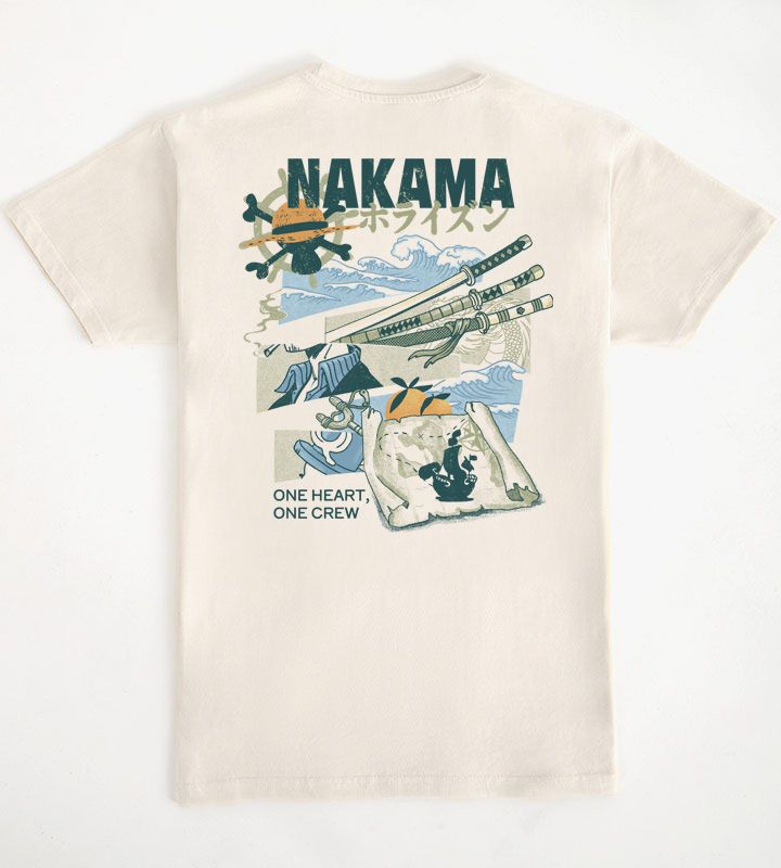 NAKAMA  de ART  Tシャツ  Lサイズ One Piece Luffy Gear 5 T-Shirt: Nakama Edition | Anime Clothing