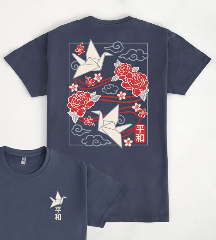 Origami Peace Crane by NemiMakeit - Pampling.com T-shirts